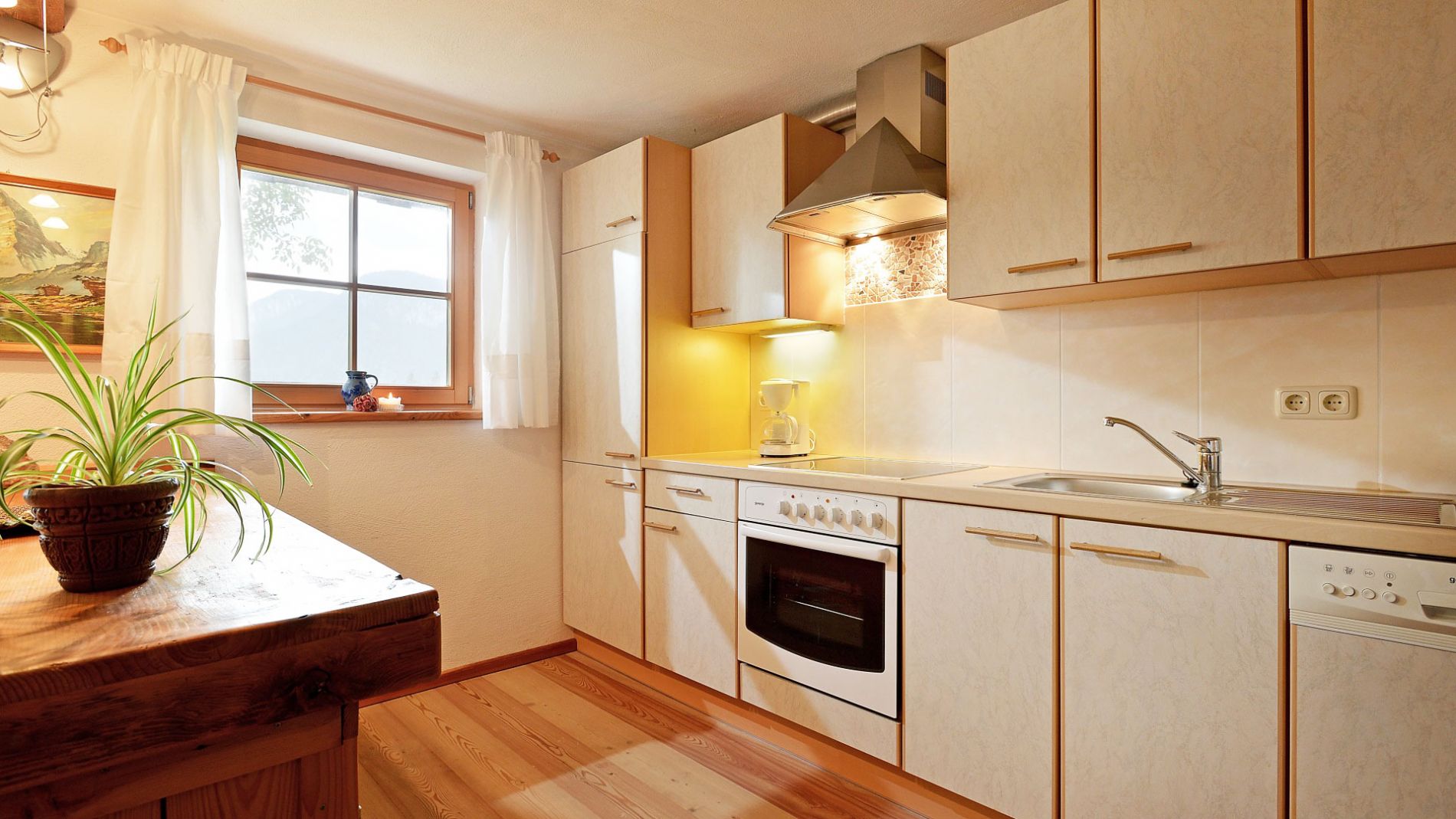 Küche der Ferienwohnung 1