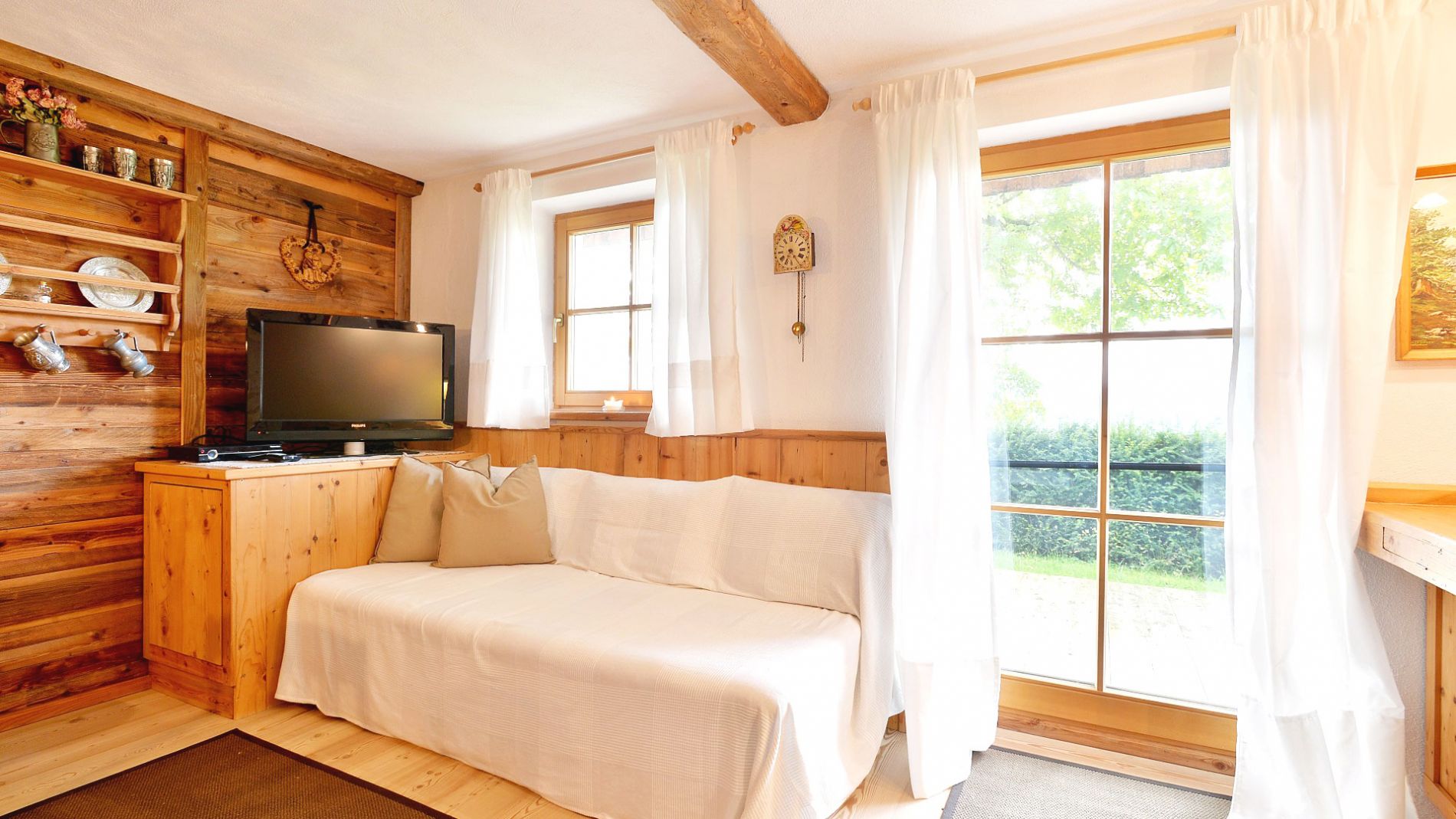Wohnraum der Ferienwohnung 1